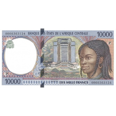 P605Pf Chad - 10.000 Francs Year 2000